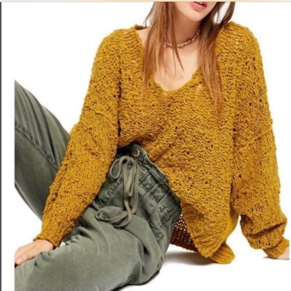 Free People Sunday Shore Pullover Sweater